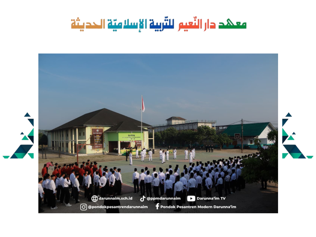 Pelaksanaan Upacara Peringatan Hari Kemerdekaan HUT-RI Ke 80 Di Pondok Pesantren Modern Darunna’im